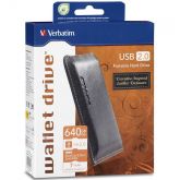 HD Externo Portátil 640GB Verbatim USB - Marrom Couro