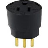 Adaptador p/tomada 2P+T pd novo p/ant.